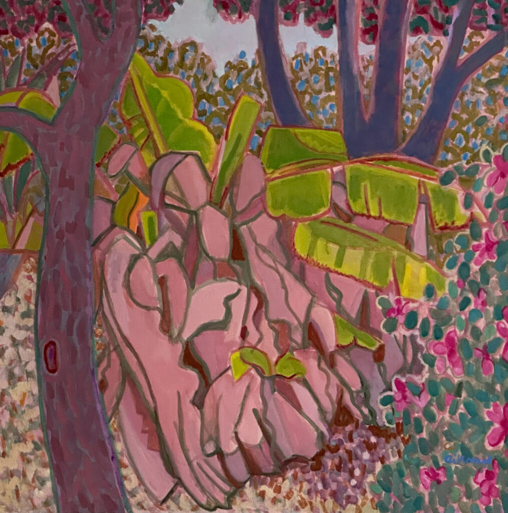 1996 oil on linen 40 x 40