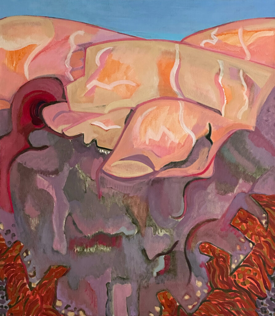 1987 oil on linen 40 x 35