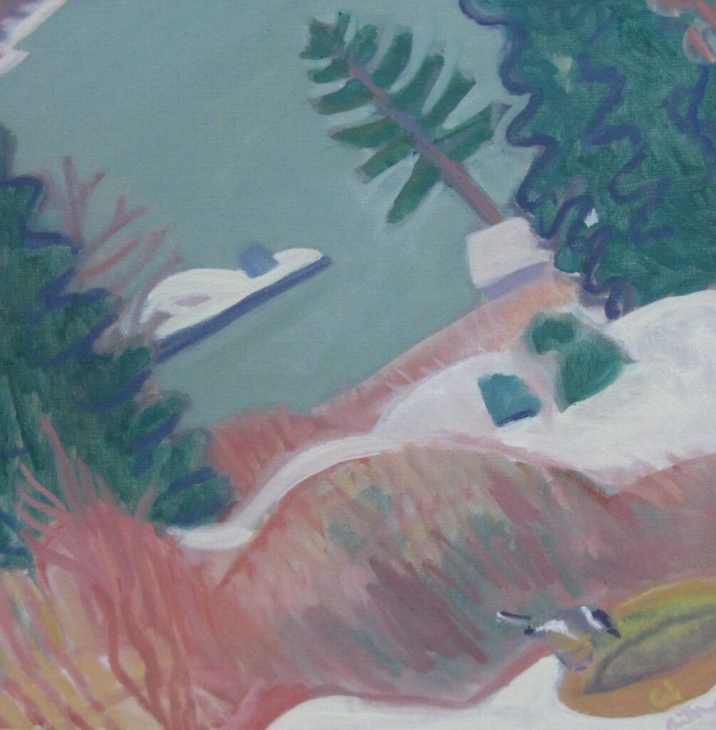 2001 oil on linen 18 x 18
