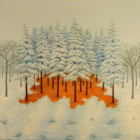 2026 casein on panel 20 x 24