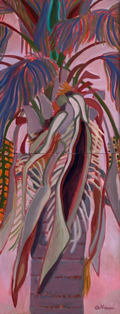 1990 oil on canvas 40 x 16