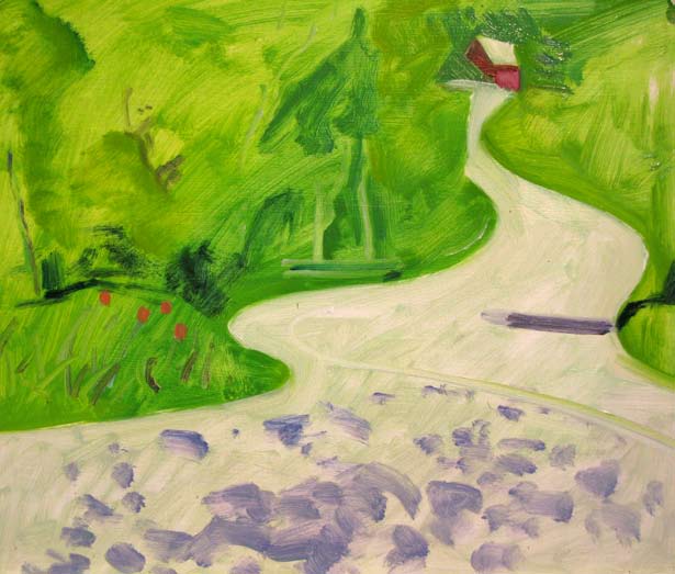 oil on panel 8 1/2 x 10 inches Dodd