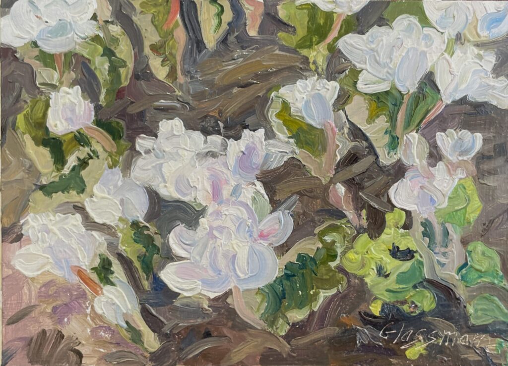 2021 oil on aluminum 5x7