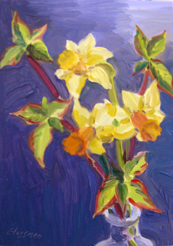2014 oil on aluminum 7 x 5 inches