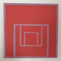 2026, flashe on aluminum, 18 x 18