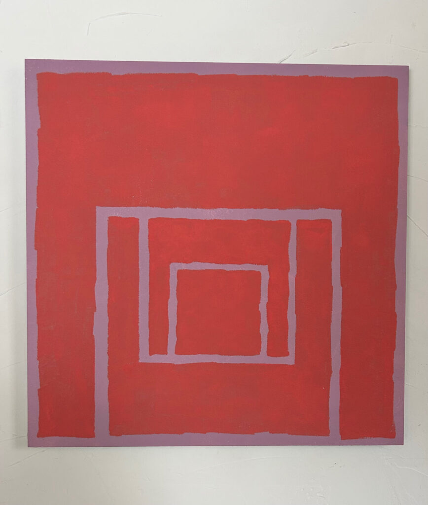 2026, flashe on aluminum, 18 x 18