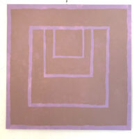 2026, flashe on aluminum, 30 x 30