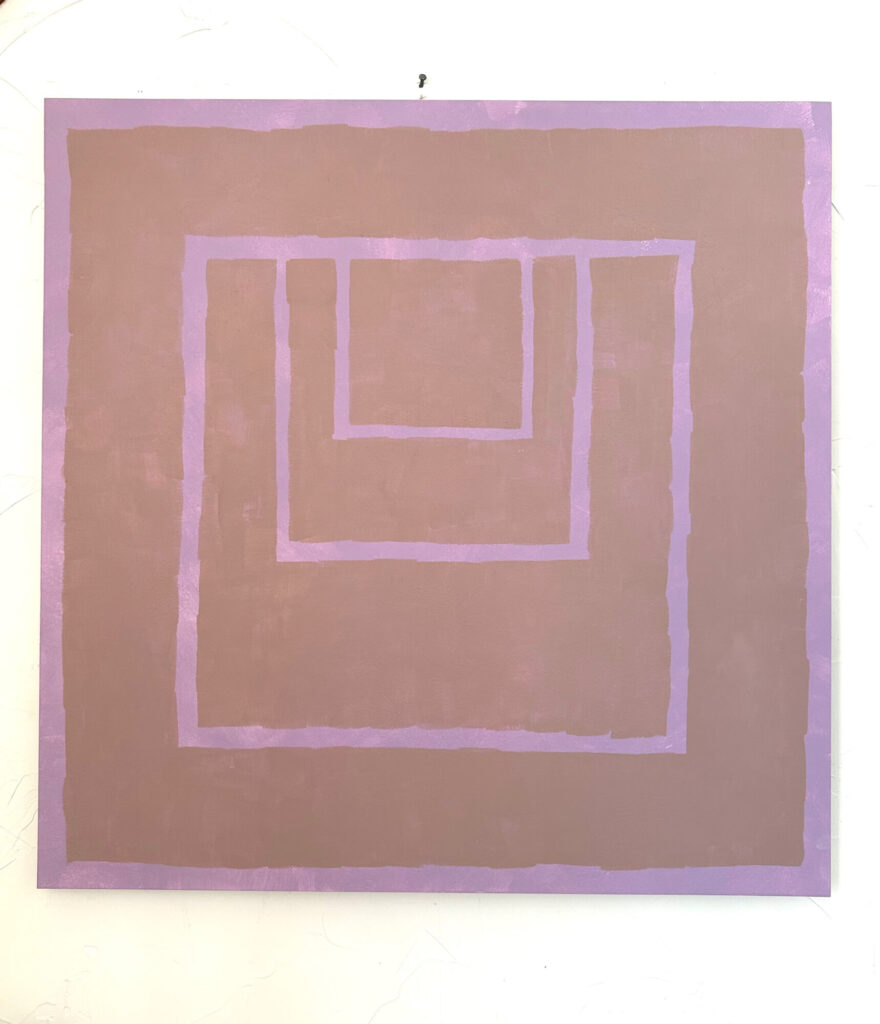 2026, flashe on aluminum, 30 x 30