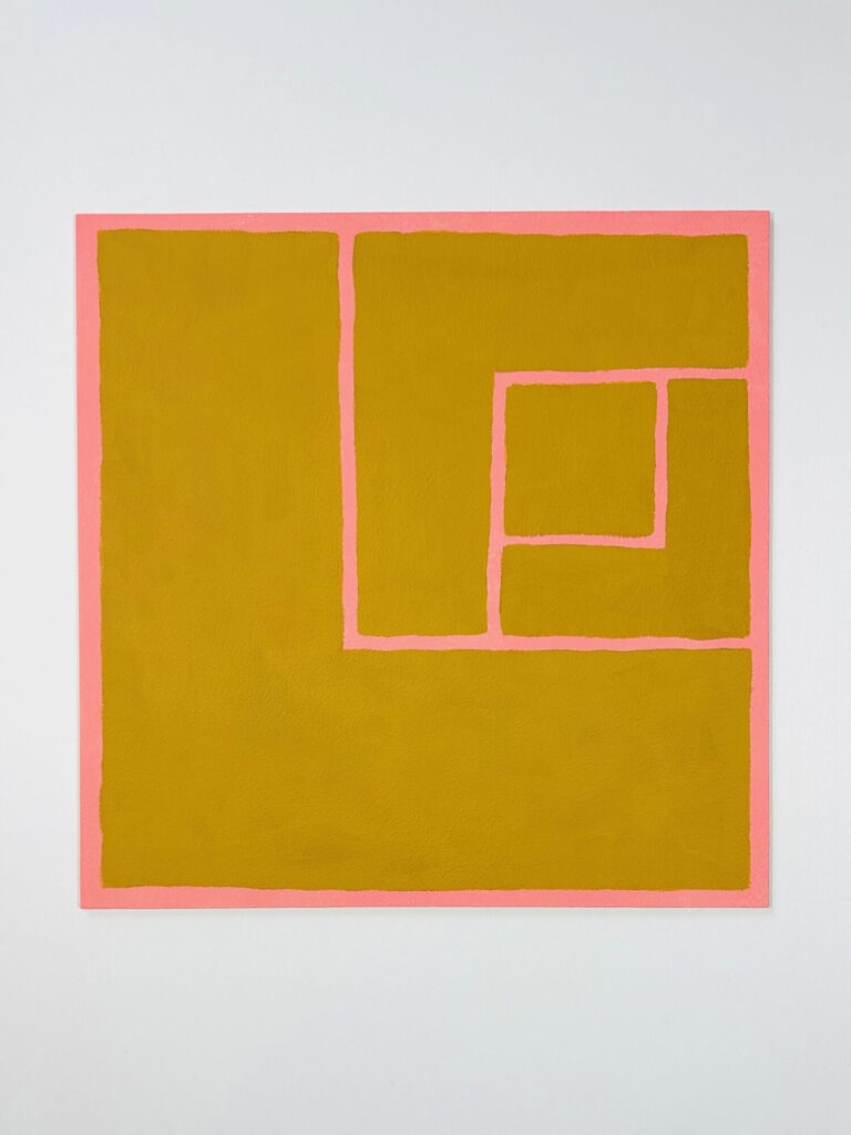 2026, flashe on aluminum, 11 x 11