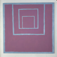 2026, flashe on aluminum, 30 x 30
