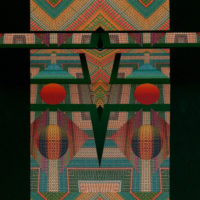 2010 acrylic and archival pigment on canvas 15 x 12 inches