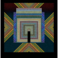 2010 acrylic and archival pigment on canvas 12 x 10 inches