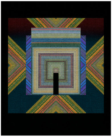 2010 acrylic and archival pigment on canvas 12 x 10 inches