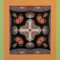 2009 acrylic and archival ink on canvas 15 x 11 inches