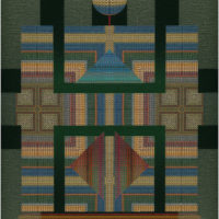 2010 acrylic and archival pigment on canvas 12 x 10 inches