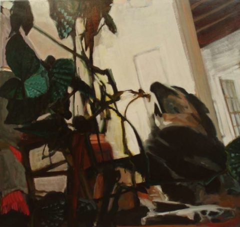 oil on canvas 42 x 44 inches Carol Sloane