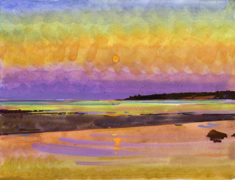 2009 watercolor 7 x 9 1/2 inches