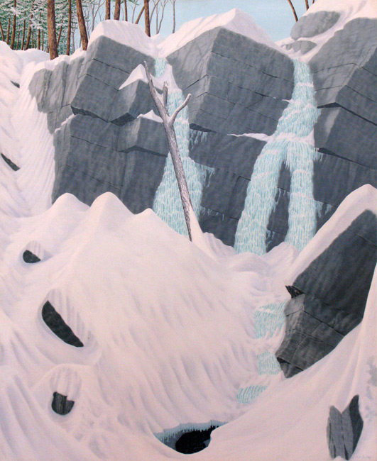 1989 casein on panel 30 x 24 inches