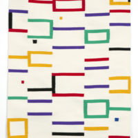 2009 weft wool, warp linen 69 x 46 inches