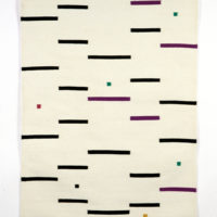 2006 weft wool, warp linen 66 x 46 inches