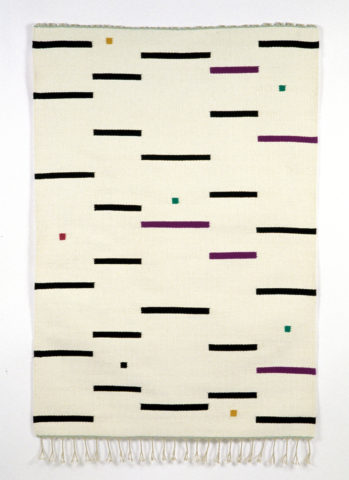 2006 weft wool, warp linen 66 x 46 inches