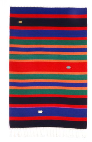 1993 weft wool, warp linen 69 x 45 inches