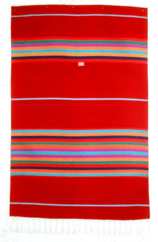 1998 weft wool, warp linen 69 x 45 1/2 inches