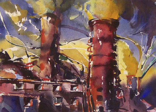 2006 watercolor 10 x 14 inches