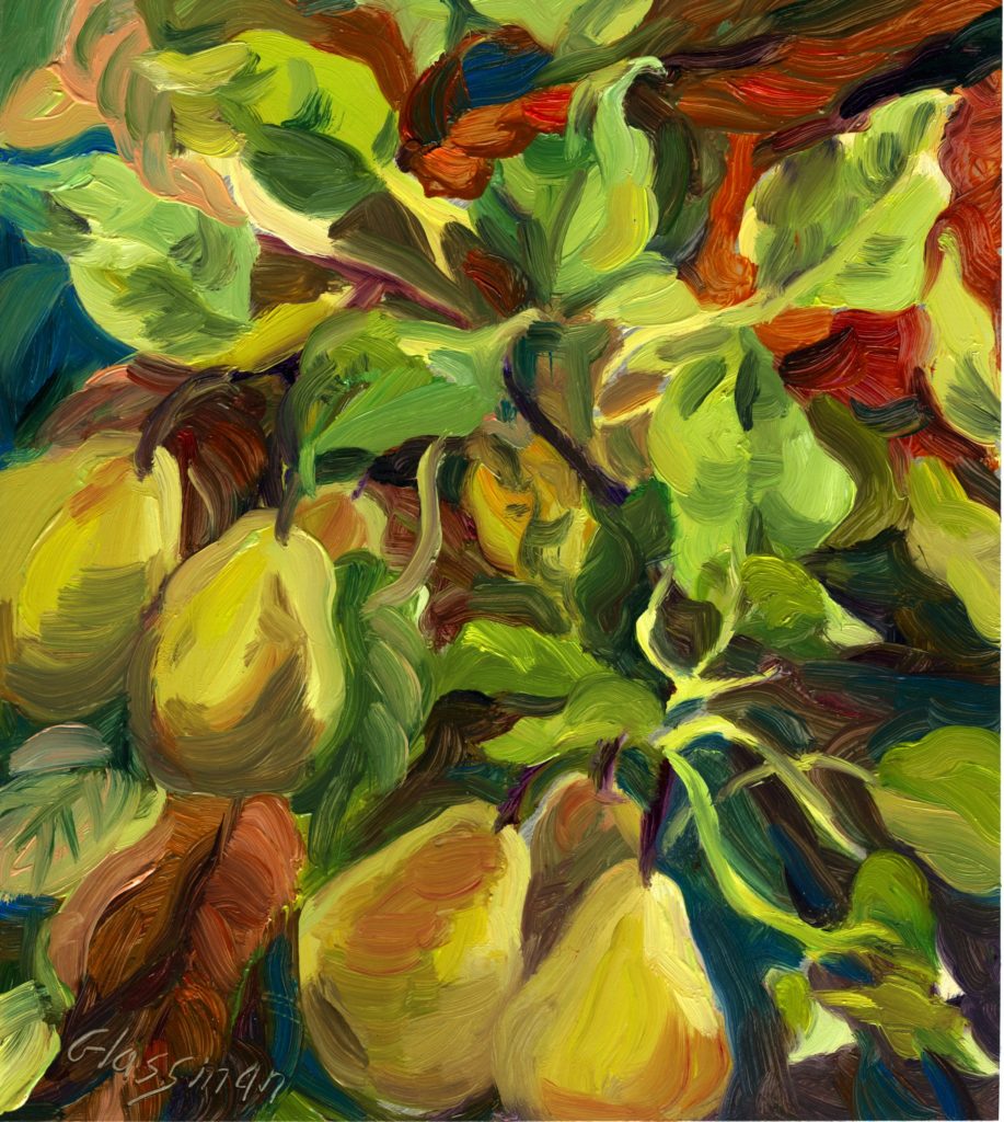 2014 oil on aluminum 8 x 7 inches