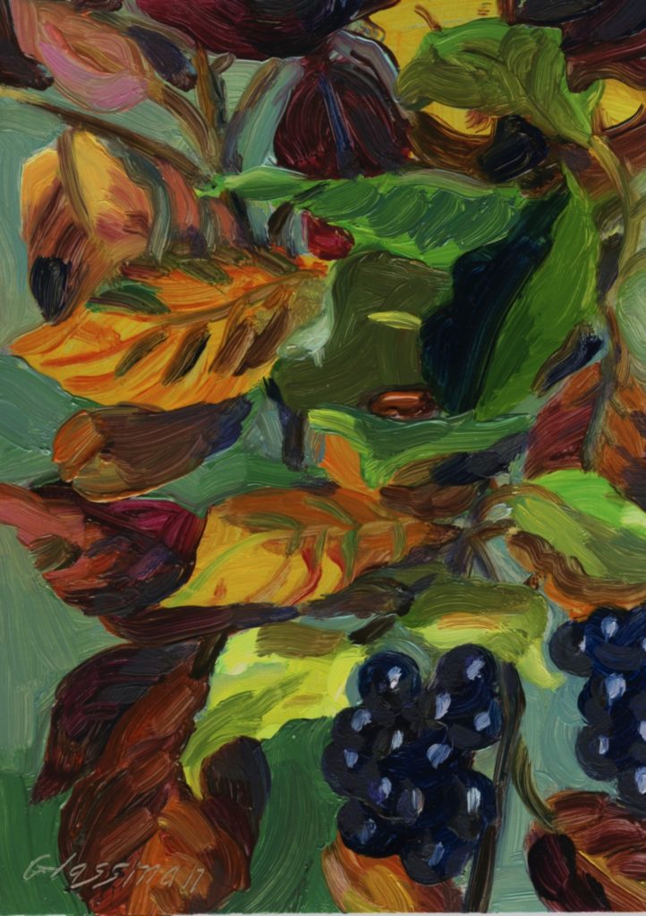 2014 oil on aluminum 7 x 5 inches