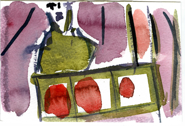 2008 watercolor 4 x 6 inches