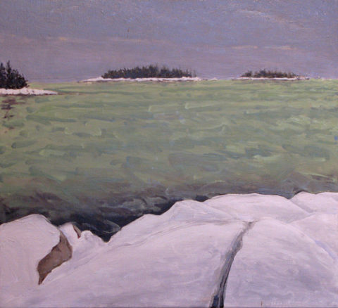 2010 oil on canvas 19 x 21 inches