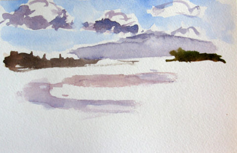 2008 watercolor 5 x 7 inches