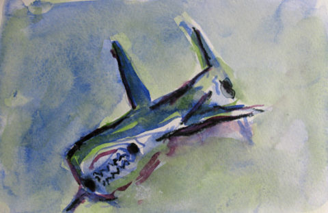 2007 watercolor 5 x 7 inches