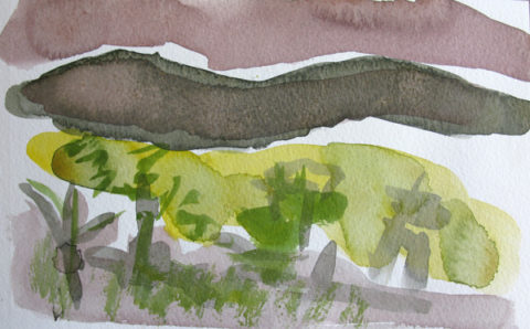 2007 watercolor 5 x 8 inches
