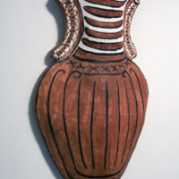 2006 Shaped Fresco 22 x 11 1/2 x 3 1/2 inches