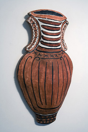 2006 Shaped Fresco 22 x 11 1/2 x 3 1/2 inches