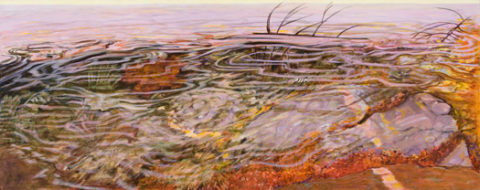 2004 oil on canvas 24 x 60 inches