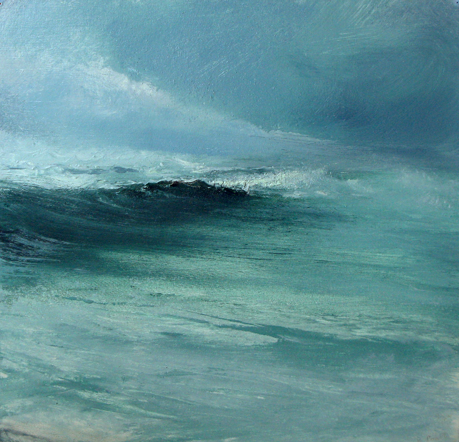2008 oil on gessoed rag 14 x 14 inches Private Collection