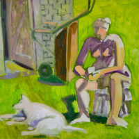 2000 oil on panel 11 x 12 inches