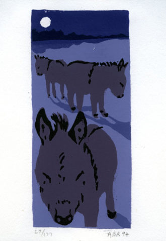 1994 silkscreen 27/177 7 1/2 x 5 inches