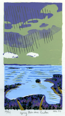 1994 silkscreen 26/74 12 x 9 inches