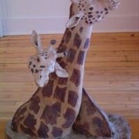 1990 ceramic 12 x 21 x 24 inches