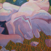 1987 oil on linen 40 x 36 inches