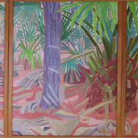 n.d. oil on linen 23 3/4 x 62 inches