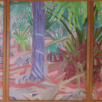 n.d. oil on linen 23 3/4 x 62 inches