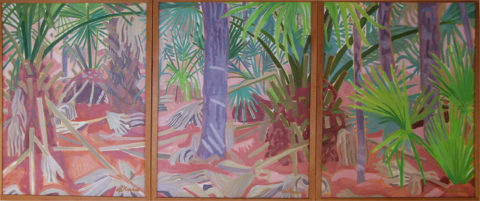 n.d. oil on linen 23 3/4 x 62 inches