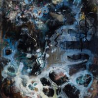 2015 oil on canvas with kelp 60 x 50 inches
