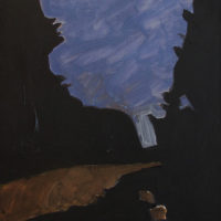 1995 oil on masonite 15 x 10 inches