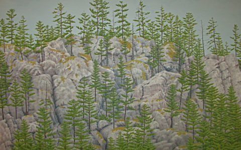 2005 casein on panel 20 x 30 inches In Private Collection